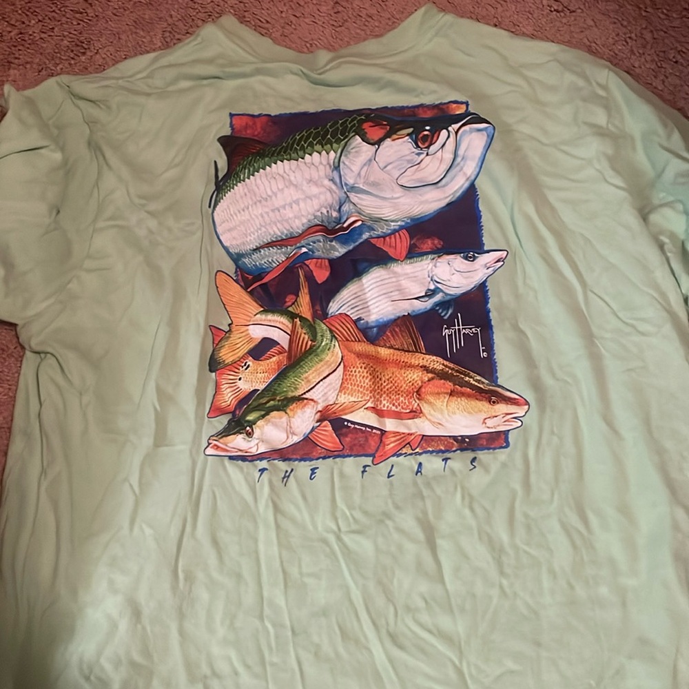 green guy harvey short sleeve tee